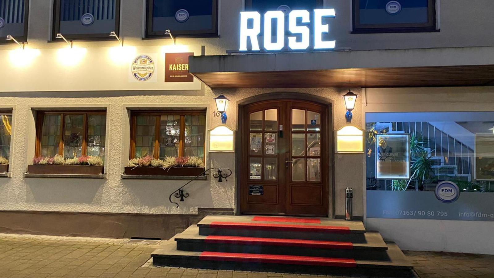 Hotel Goldene Rose Ebersbach an der Fils Dış mekan fotoğraf